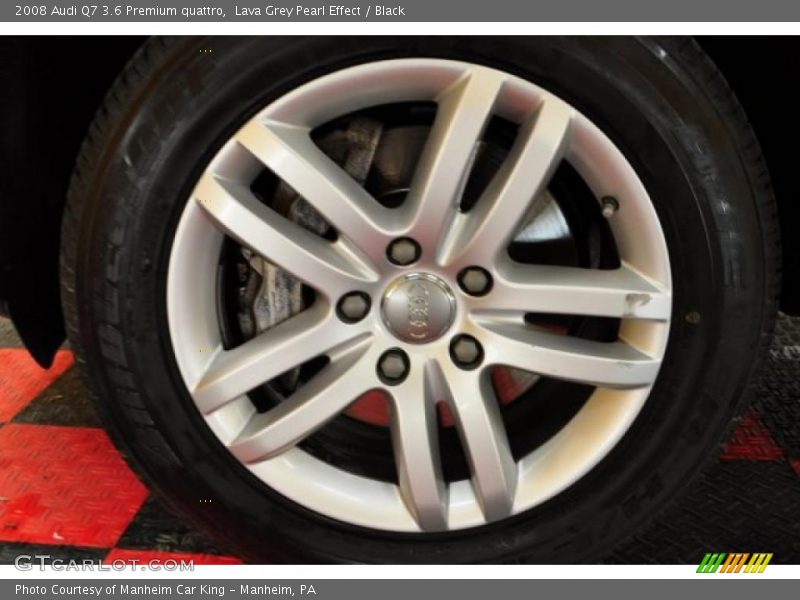 Lava Grey Pearl Effect / Black 2008 Audi Q7 3.6 Premium quattro