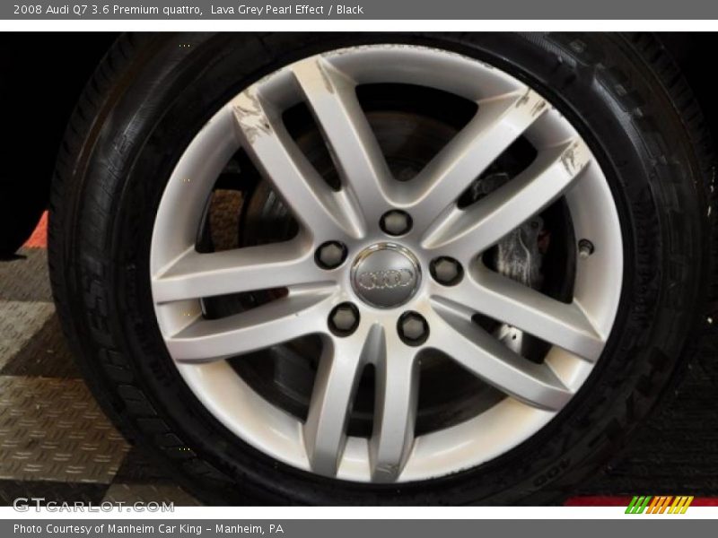 Lava Grey Pearl Effect / Black 2008 Audi Q7 3.6 Premium quattro