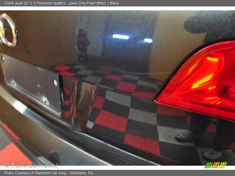 Lava Grey Pearl Effect / Black 2008 Audi Q7 3.6 Premium quattro
