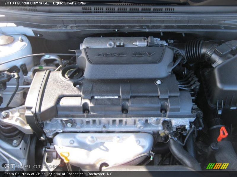 Liquid Silver / Gray 2010 Hyundai Elantra GLS