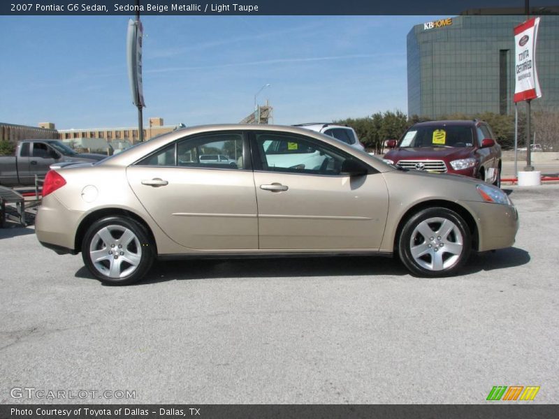 Sedona Beige Metallic / Light Taupe 2007 Pontiac G6 Sedan