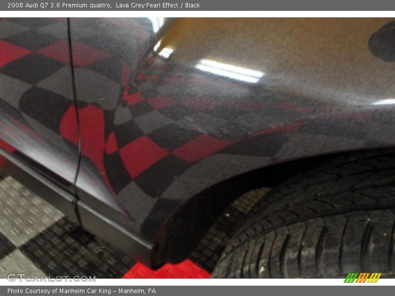 Lava Grey Pearl Effect / Black 2008 Audi Q7 3.6 Premium quattro