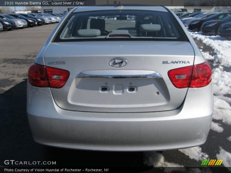 Liquid Silver / Gray 2010 Hyundai Elantra GLS