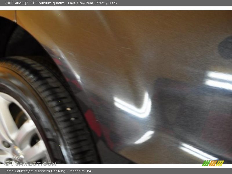 Lava Grey Pearl Effect / Black 2008 Audi Q7 3.6 Premium quattro