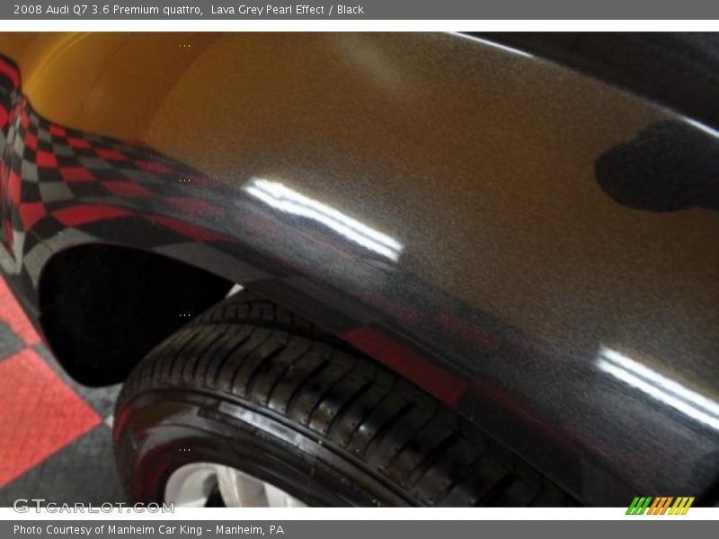 Lava Grey Pearl Effect / Black 2008 Audi Q7 3.6 Premium quattro