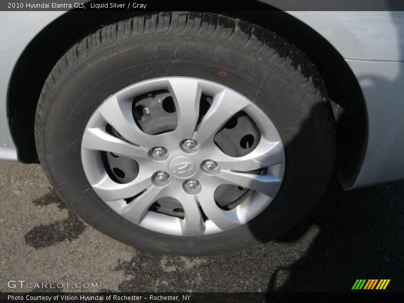 Liquid Silver / Gray 2010 Hyundai Elantra GLS