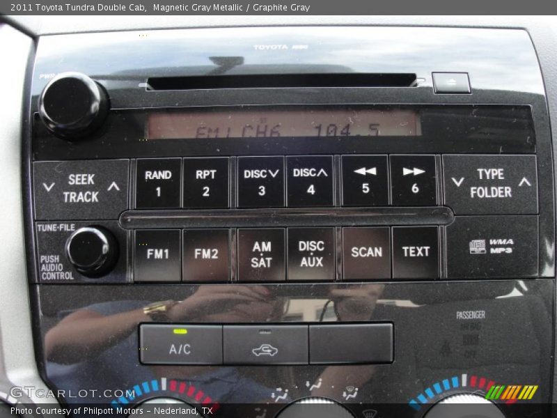 Magnetic Gray Metallic / Graphite Gray 2011 Toyota Tundra Double Cab