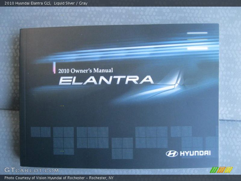Liquid Silver / Gray 2010 Hyundai Elantra GLS
