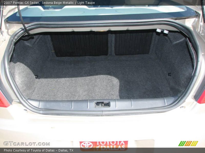 Sedona Beige Metallic / Light Taupe 2007 Pontiac G6 Sedan