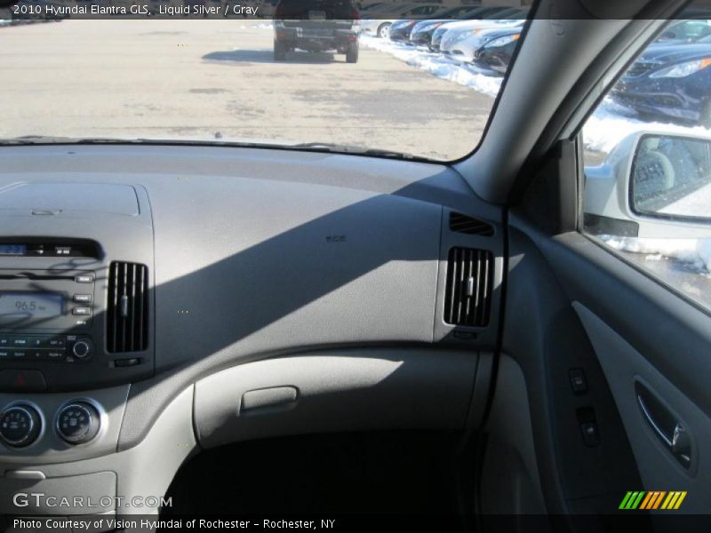 Liquid Silver / Gray 2010 Hyundai Elantra GLS