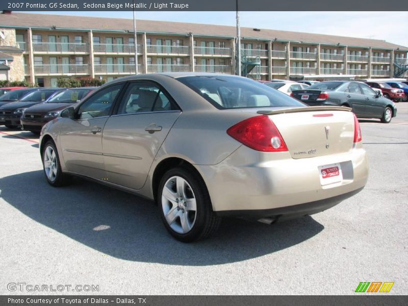 Sedona Beige Metallic / Light Taupe 2007 Pontiac G6 Sedan