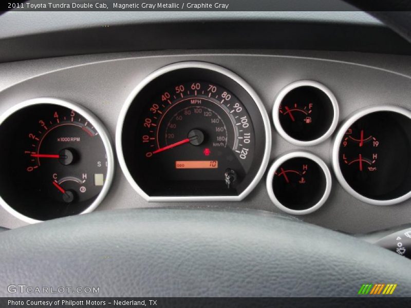 Magnetic Gray Metallic / Graphite Gray 2011 Toyota Tundra Double Cab