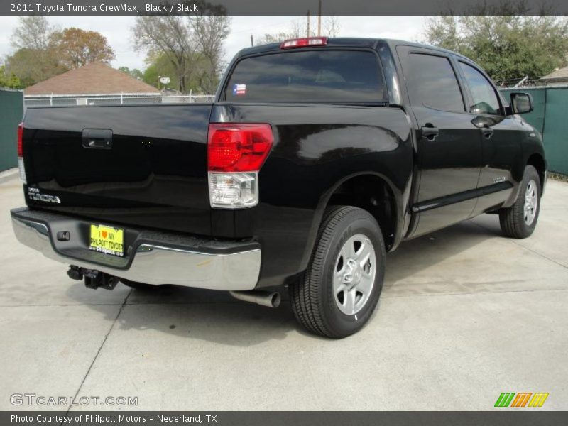 Black / Black 2011 Toyota Tundra CrewMax