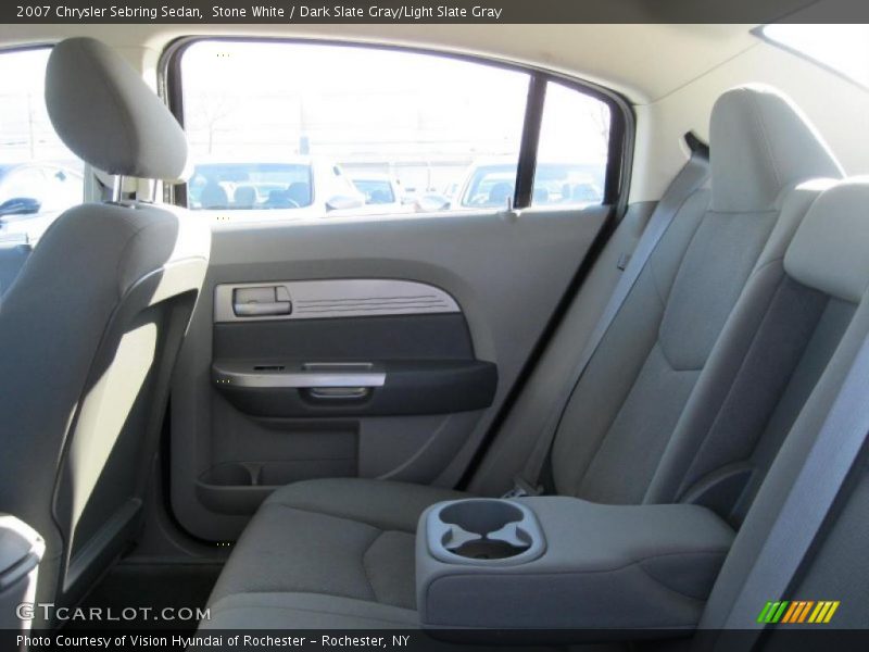 Stone White / Dark Slate Gray/Light Slate Gray 2007 Chrysler Sebring Sedan