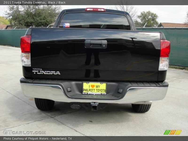 Black / Black 2011 Toyota Tundra CrewMax