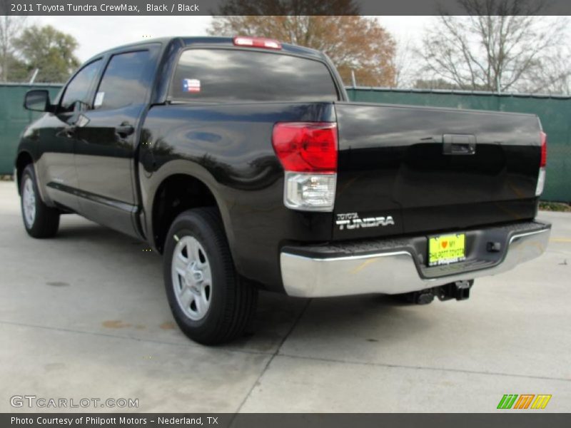 Black / Black 2011 Toyota Tundra CrewMax