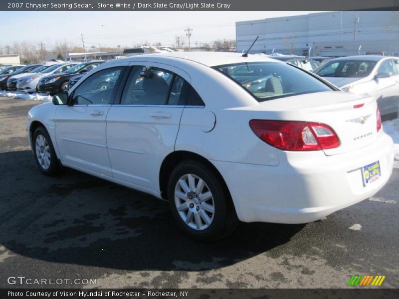 Stone White / Dark Slate Gray/Light Slate Gray 2007 Chrysler Sebring Sedan