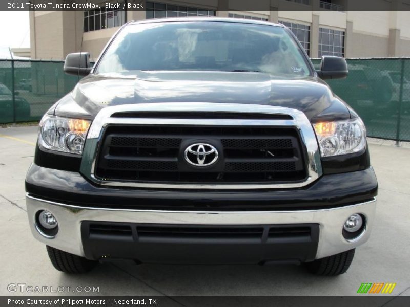 Black / Black 2011 Toyota Tundra CrewMax