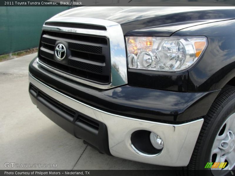 Black / Black 2011 Toyota Tundra CrewMax
