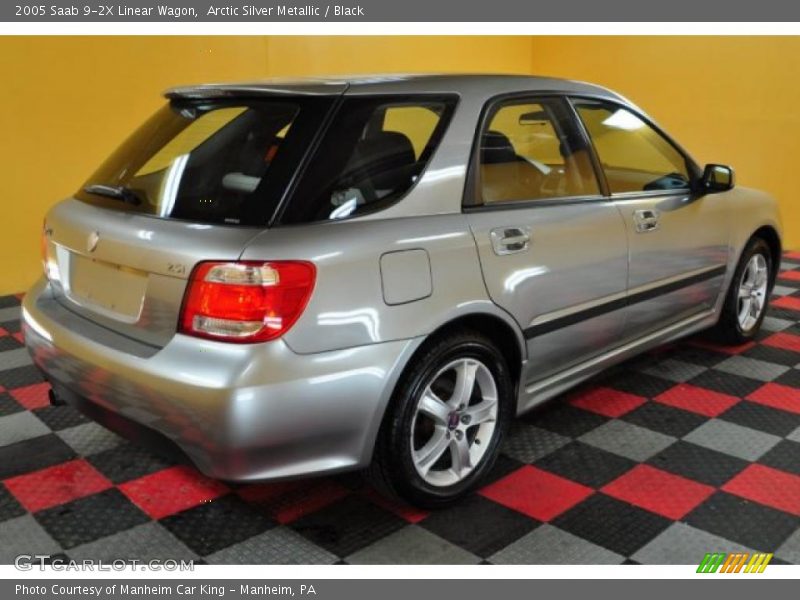 Arctic Silver Metallic / Black 2005 Saab 9-2X Linear Wagon