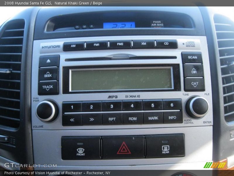 Natural Khaki Green / Beige 2008 Hyundai Santa Fe GLS