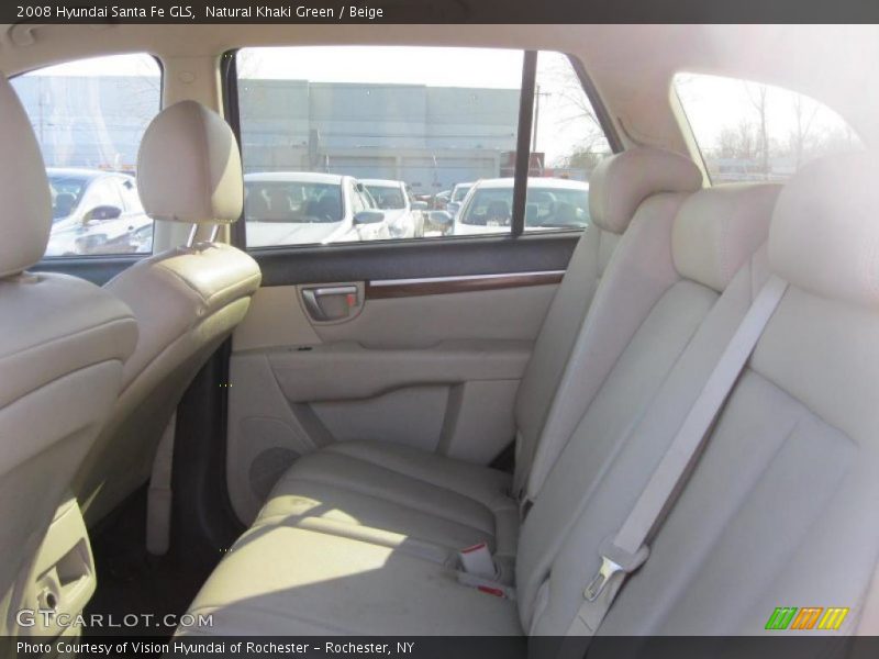 Natural Khaki Green / Beige 2008 Hyundai Santa Fe GLS