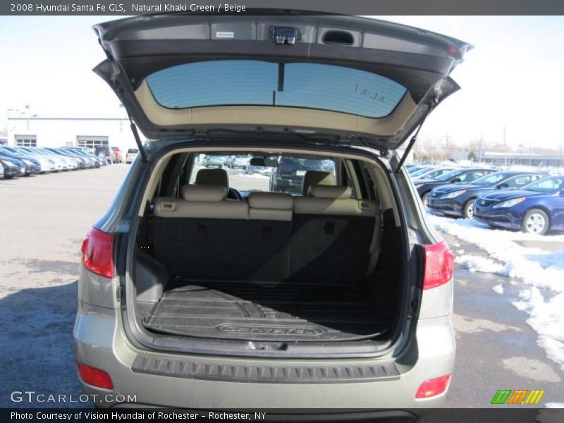 Natural Khaki Green / Beige 2008 Hyundai Santa Fe GLS