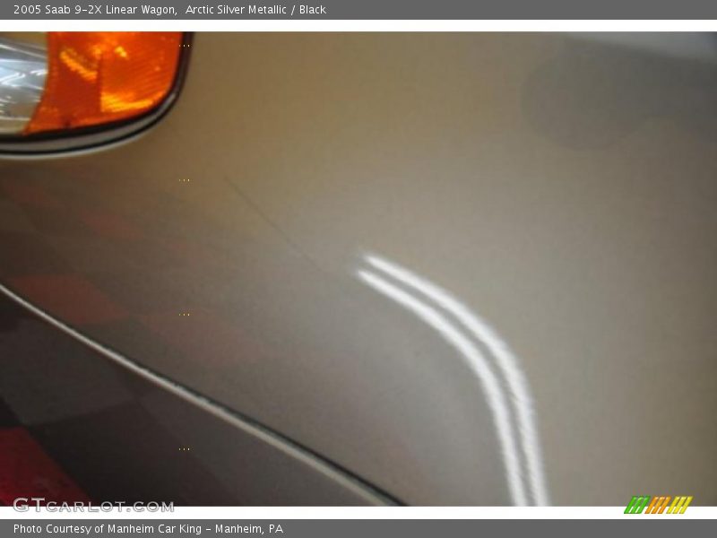 Arctic Silver Metallic / Black 2005 Saab 9-2X Linear Wagon