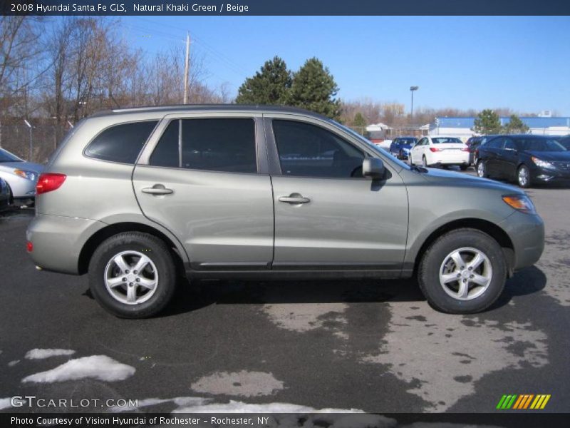 Natural Khaki Green / Beige 2008 Hyundai Santa Fe GLS