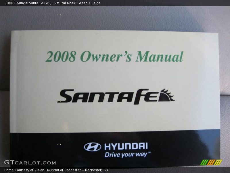 Natural Khaki Green / Beige 2008 Hyundai Santa Fe GLS