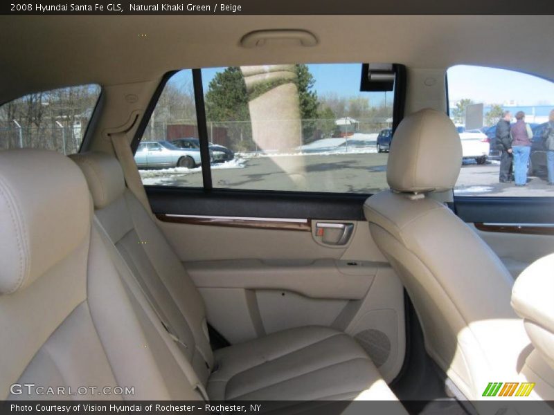 Natural Khaki Green / Beige 2008 Hyundai Santa Fe GLS
