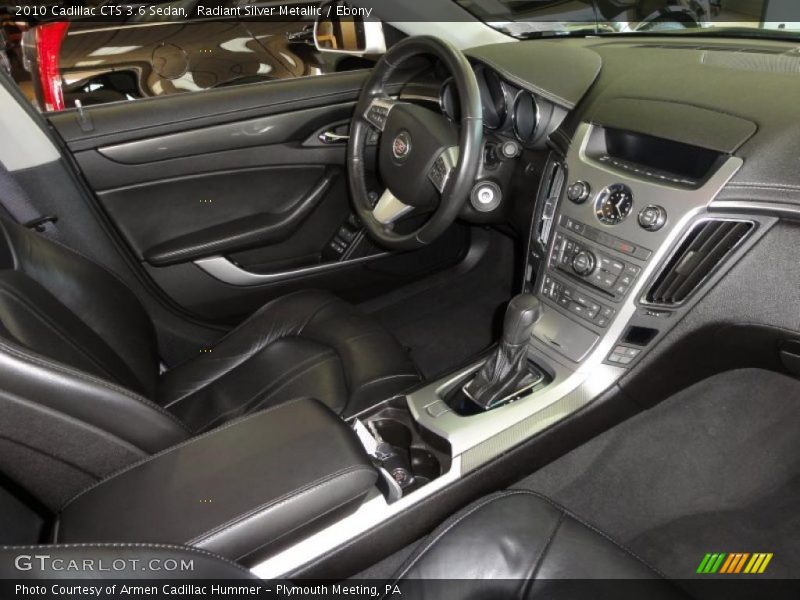Radiant Silver Metallic / Ebony 2010 Cadillac CTS 3.6 Sedan