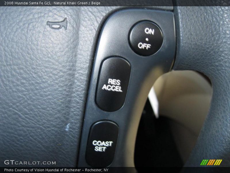 Natural Khaki Green / Beige 2008 Hyundai Santa Fe GLS