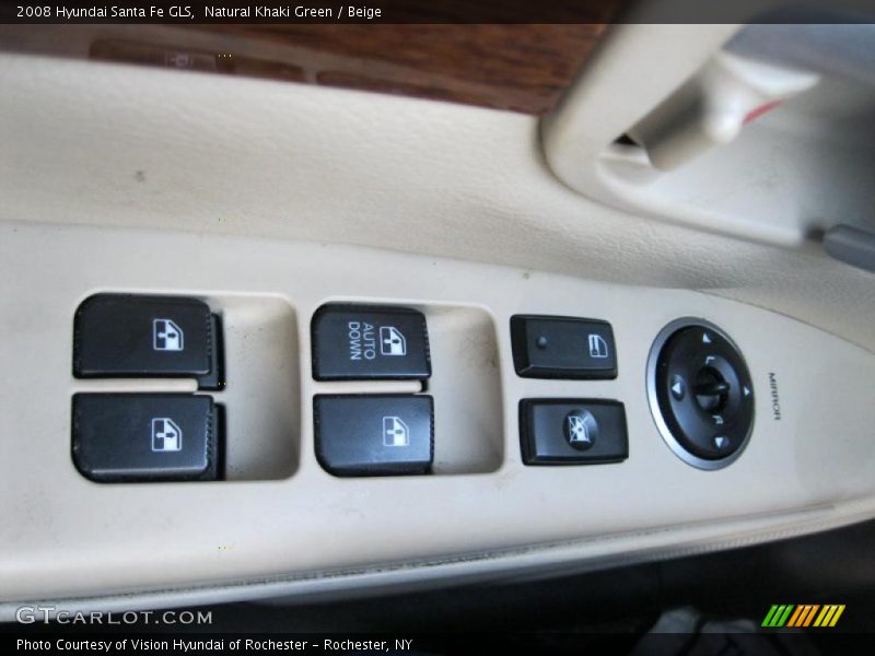 Natural Khaki Green / Beige 2008 Hyundai Santa Fe GLS