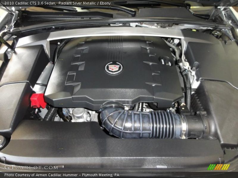 Radiant Silver Metallic / Ebony 2010 Cadillac CTS 3.6 Sedan