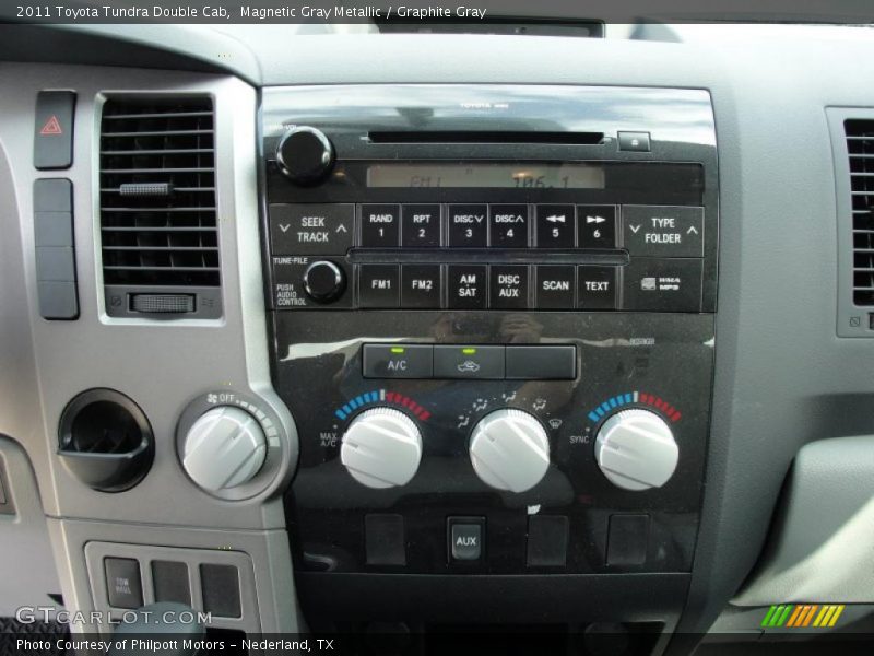 Magnetic Gray Metallic / Graphite Gray 2011 Toyota Tundra Double Cab