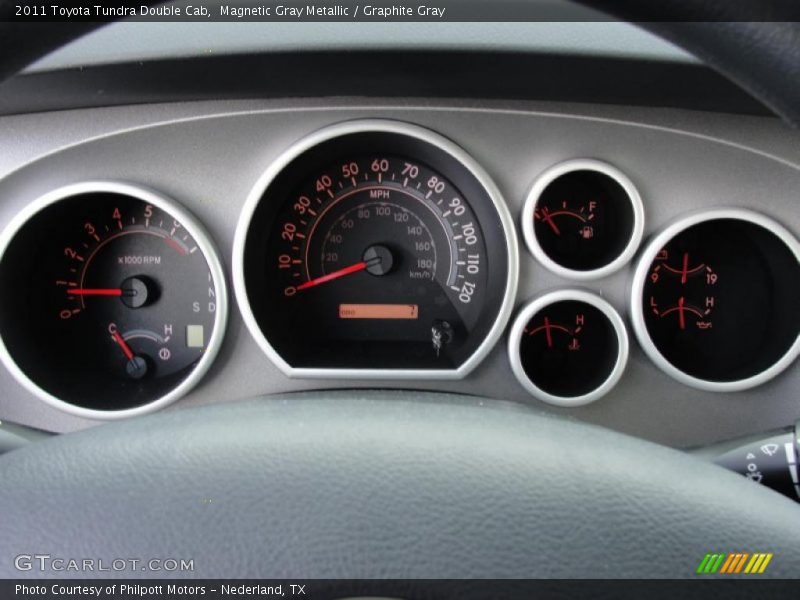 Magnetic Gray Metallic / Graphite Gray 2011 Toyota Tundra Double Cab