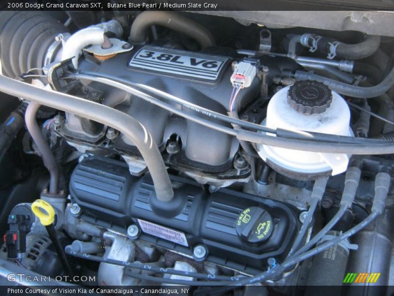 Butane Blue Pearl / Medium Slate Gray 2006 Dodge Grand Caravan SXT