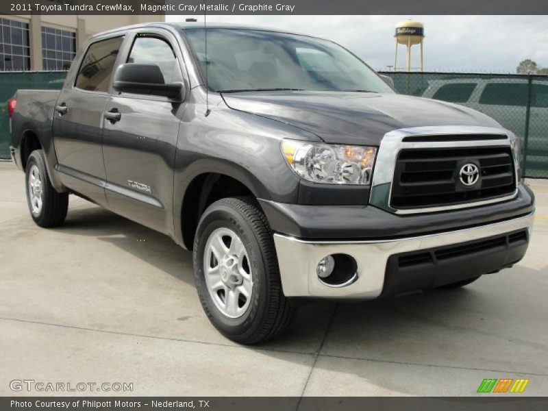 Magnetic Gray Metallic / Graphite Gray 2011 Toyota Tundra CrewMax