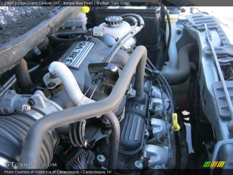 Butane Blue Pearl / Medium Slate Gray 2006 Dodge Grand Caravan SXT