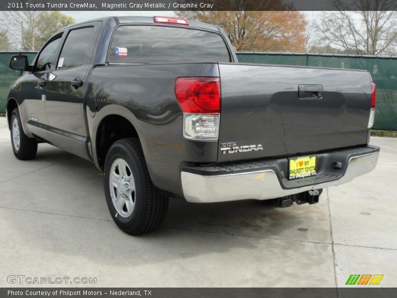 Magnetic Gray Metallic / Graphite Gray 2011 Toyota Tundra CrewMax