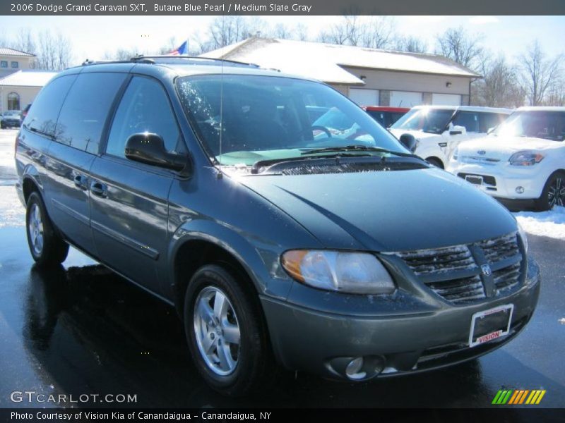 Butane Blue Pearl / Medium Slate Gray 2006 Dodge Grand Caravan SXT