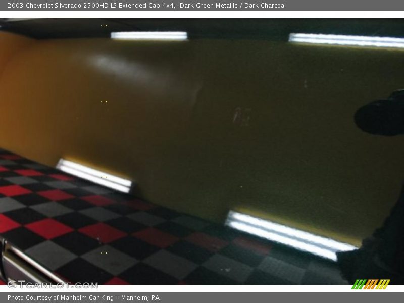 Dark Green Metallic / Dark Charcoal 2003 Chevrolet Silverado 2500HD LS Extended Cab 4x4