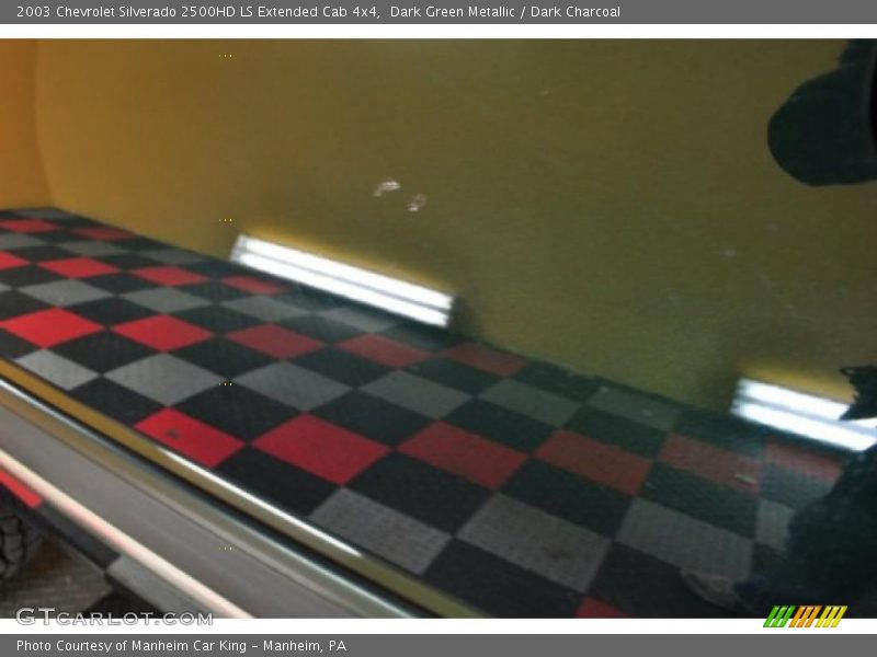 Dark Green Metallic / Dark Charcoal 2003 Chevrolet Silverado 2500HD LS Extended Cab 4x4
