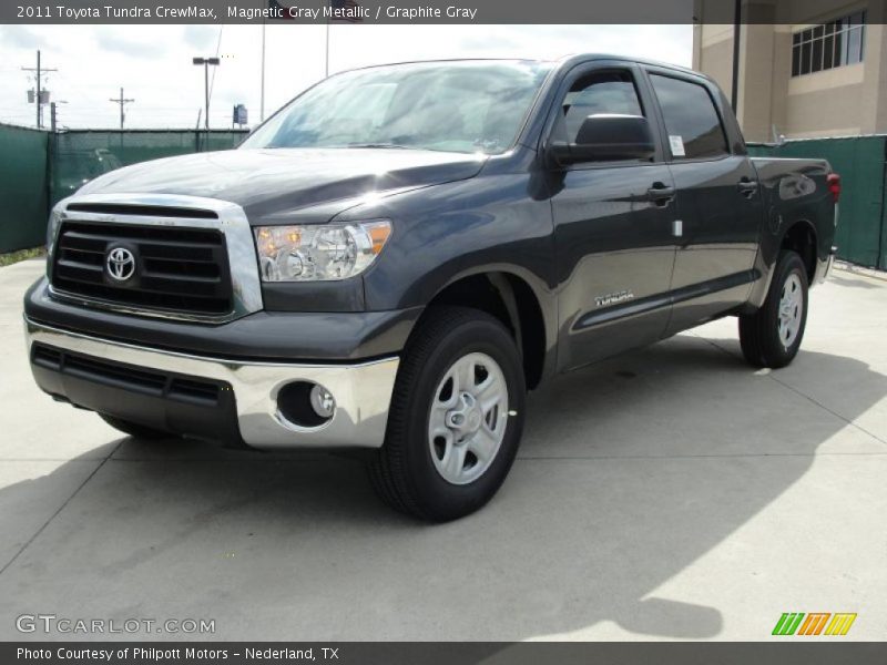 Magnetic Gray Metallic / Graphite Gray 2011 Toyota Tundra CrewMax