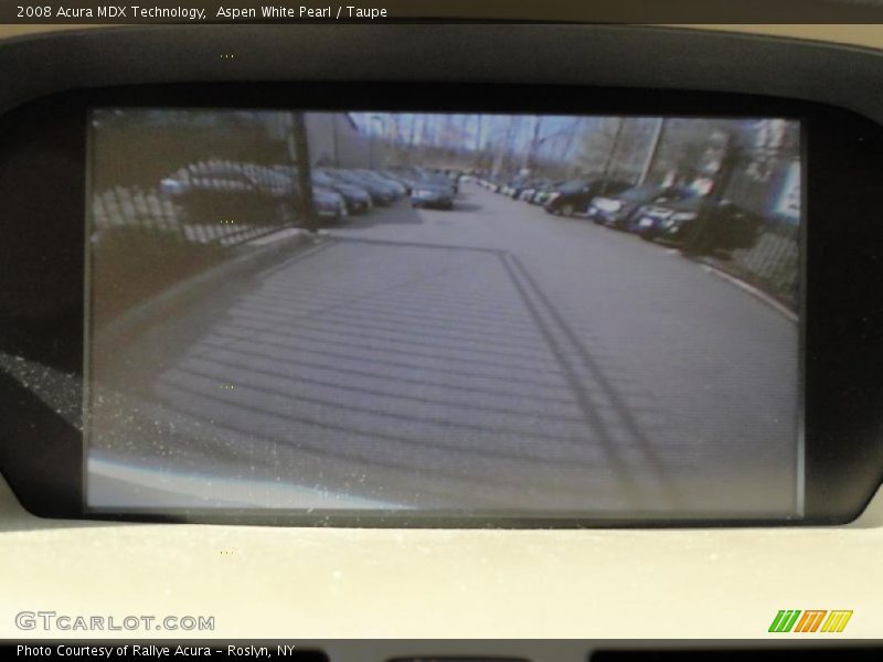 Aspen White Pearl / Taupe 2008 Acura MDX Technology
