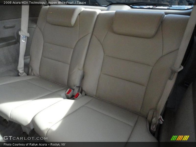 Aspen White Pearl / Taupe 2008 Acura MDX Technology