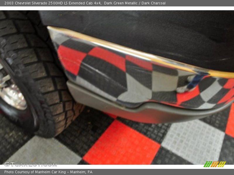 Dark Green Metallic / Dark Charcoal 2003 Chevrolet Silverado 2500HD LS Extended Cab 4x4