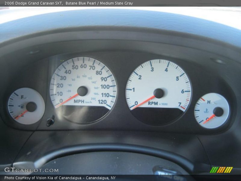 Butane Blue Pearl / Medium Slate Gray 2006 Dodge Grand Caravan SXT