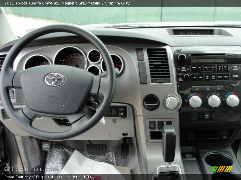 Magnetic Gray Metallic / Graphite Gray 2011 Toyota Tundra CrewMax